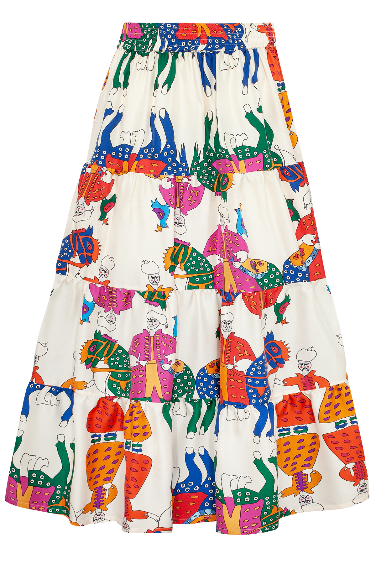 Greek Volant Skirt Rosalie Washed