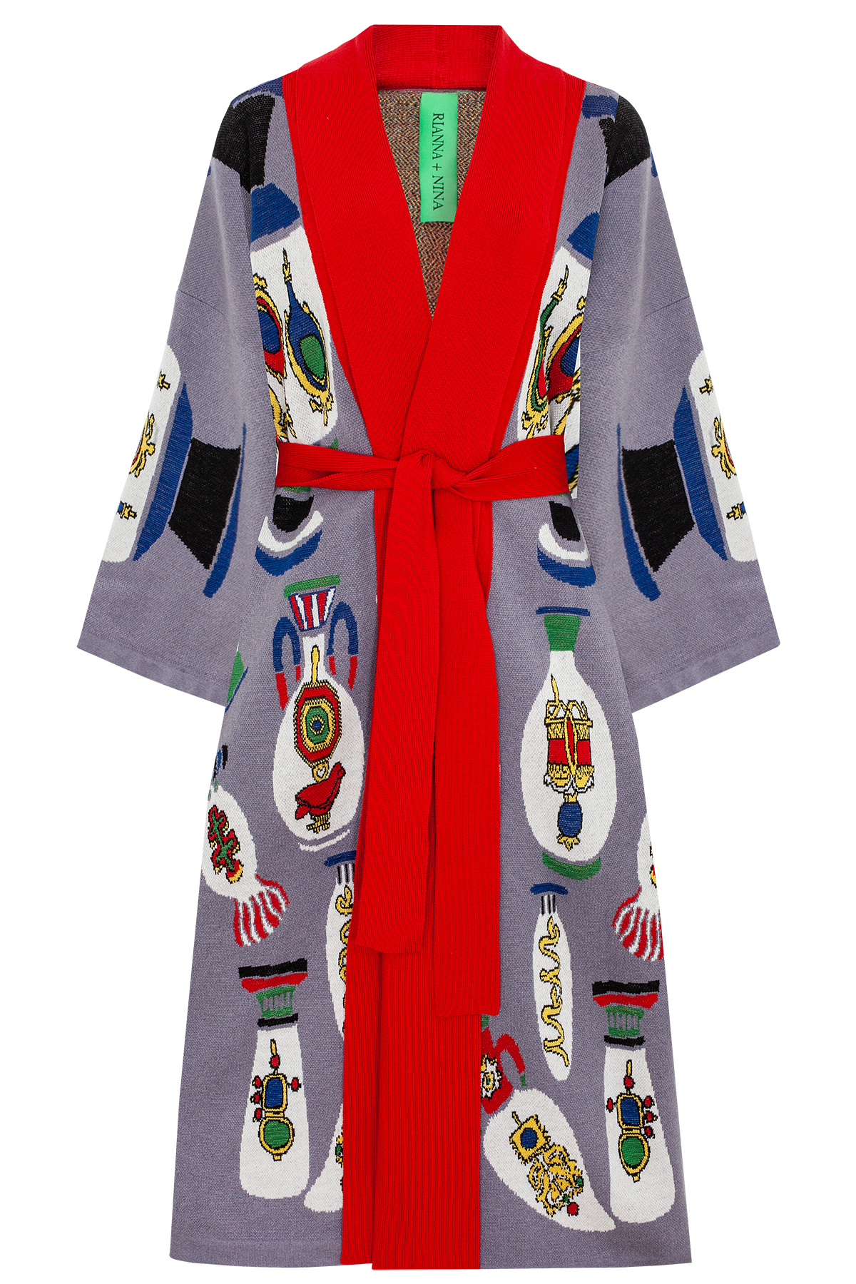 KOSMIMA Knitted Kimono Coat Benedetta