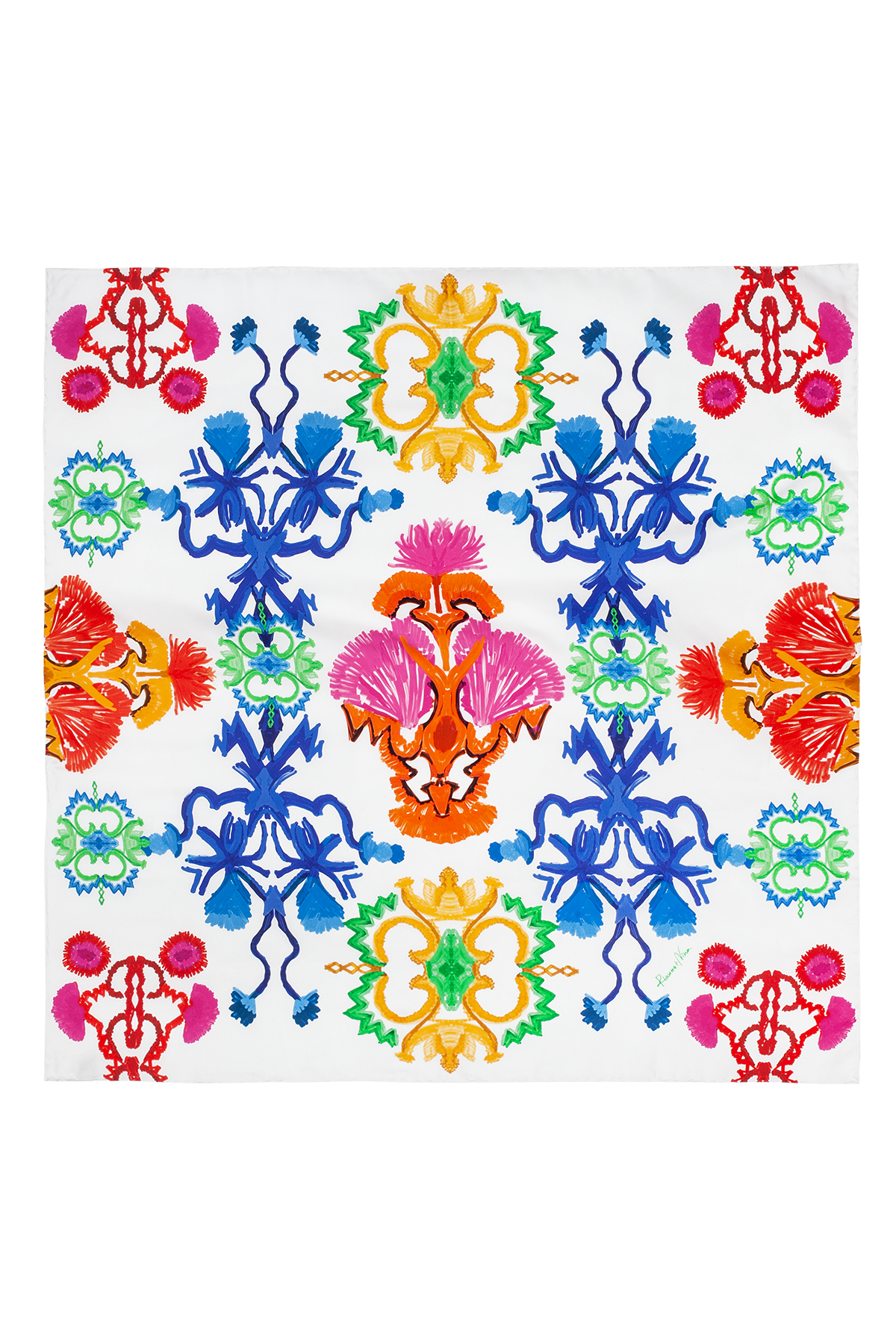 MESOGIOS Scarf Manitari White