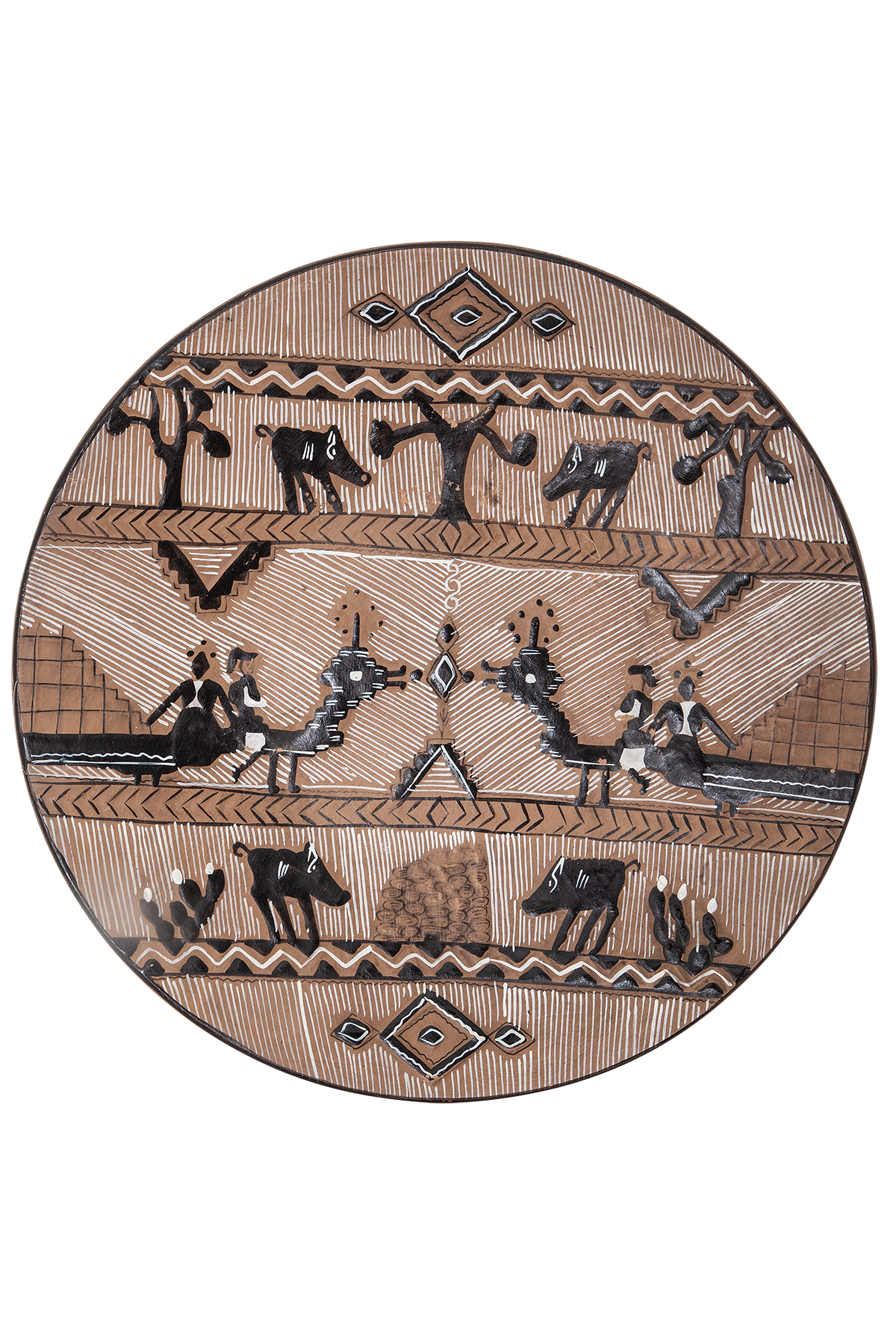 Vintage Hungarian Terracotta Plate