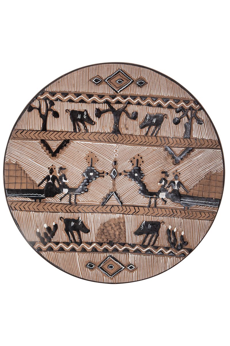 Vintage Hungarian Terracotta Plate