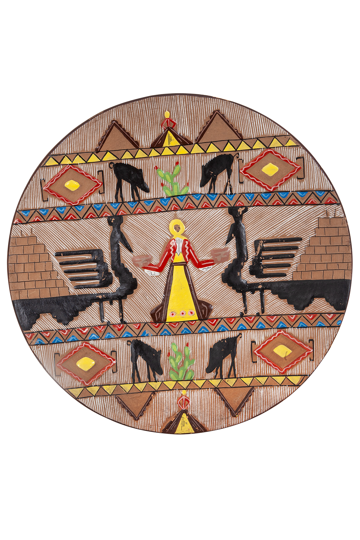 Vintage Hungarian Terracotta Plate