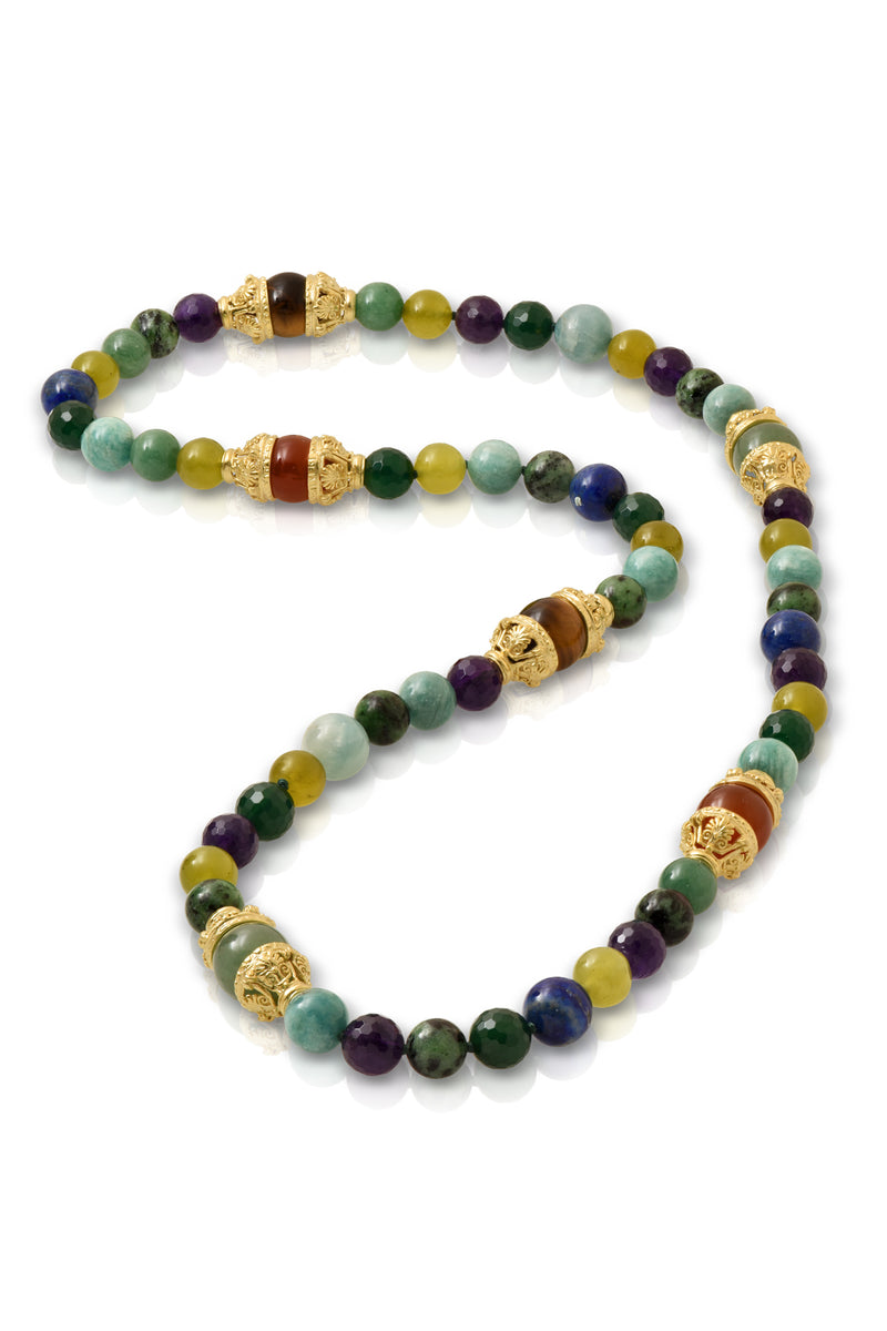 KOSMIMA Gold Pearl Necklace by LALAoUNIS