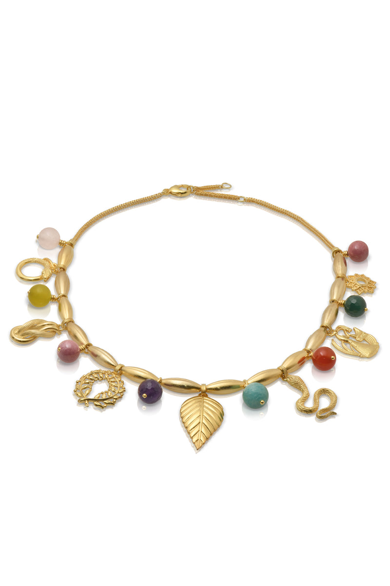 KOSMIMA Gold Necklace by LALAoUNIS