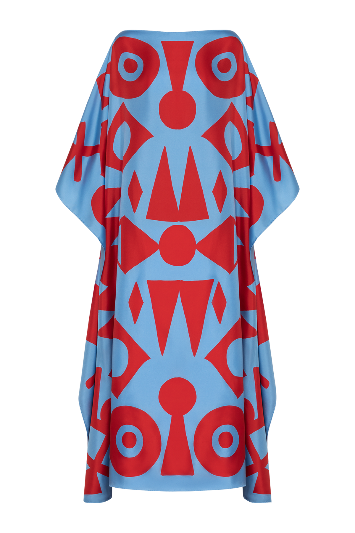 GEOMETRIA Kaftan Mikado Orange Blue