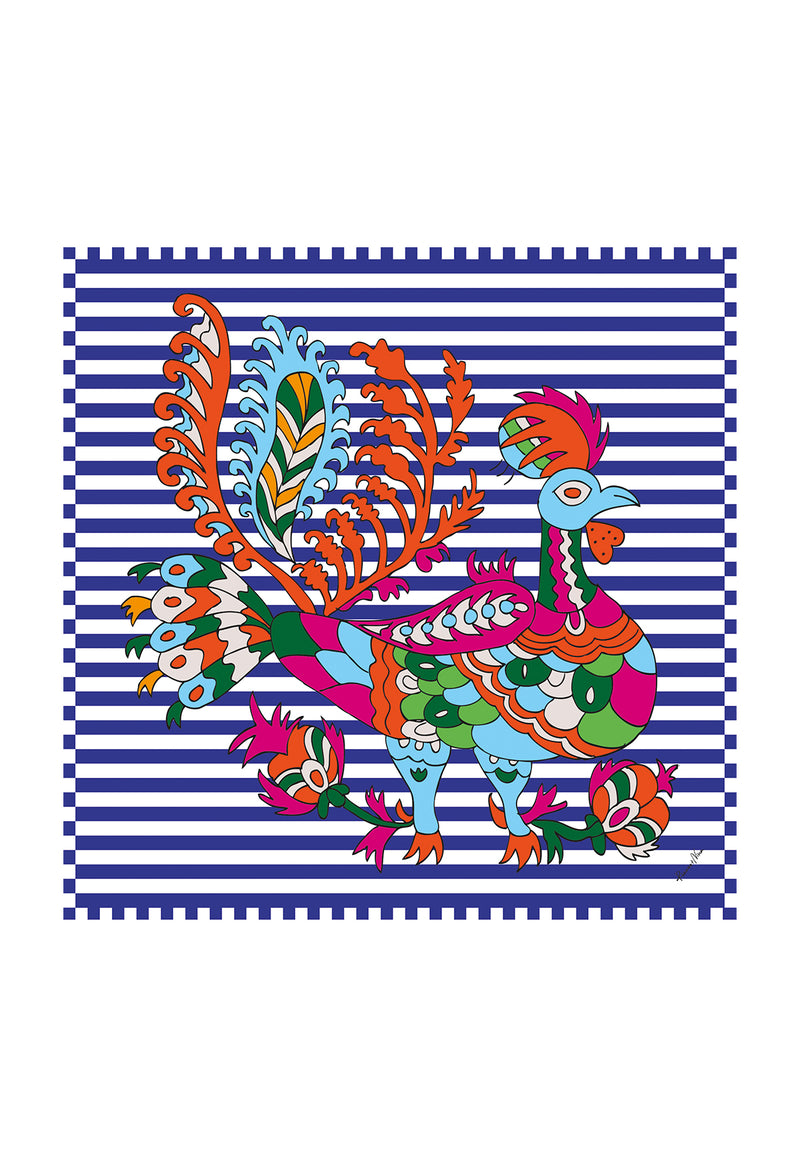 Greek Scarf Naftis Blue