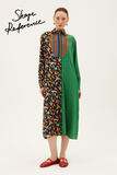 One-of-a-kind Plastron Dress Silk