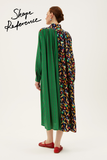 One-of-a-kind Plastron Dress Silk