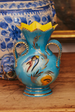 Vintage Home Vallauris 60's Ceramic Vase Blue
