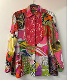 OOAK Plastron Blouse Silk Special