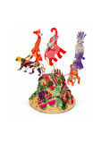 One-of-a-kind Animal-Embellished Straw Hat