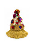One-of-a-kind Fashion Show Straw Hat with Braids