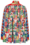 One-of-a-kind Plastron Blouse Cotton