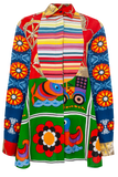 One-of-a-kind Plastron Blouse Cotton