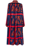 One-of-a-kind Plastron Dress Silk