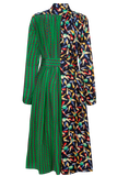 One-of-a-kind Plastron Dress Silk