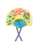 One-of-a-kind Straw Patterson Hat Hand Painted