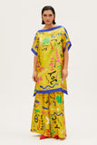 Kakanias Kaftan Joy Hope Dream Yellow Short