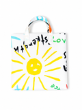 Coated Large Square Bag