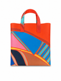 Coated Large Square Bag