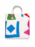 Coated Large Square Bag