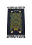 One-of-a-kind Embroidered Wool Scarf