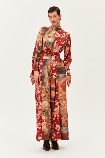 Vintage discount kimono dress