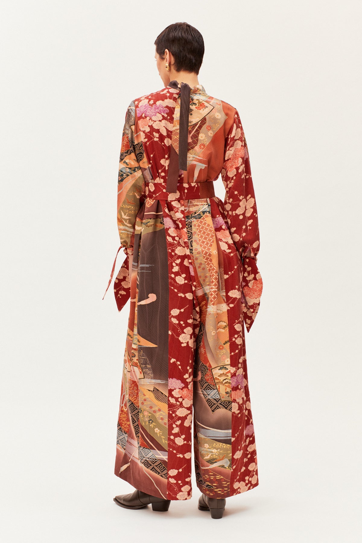 One-of-a-kind VIntage Kimono Overall