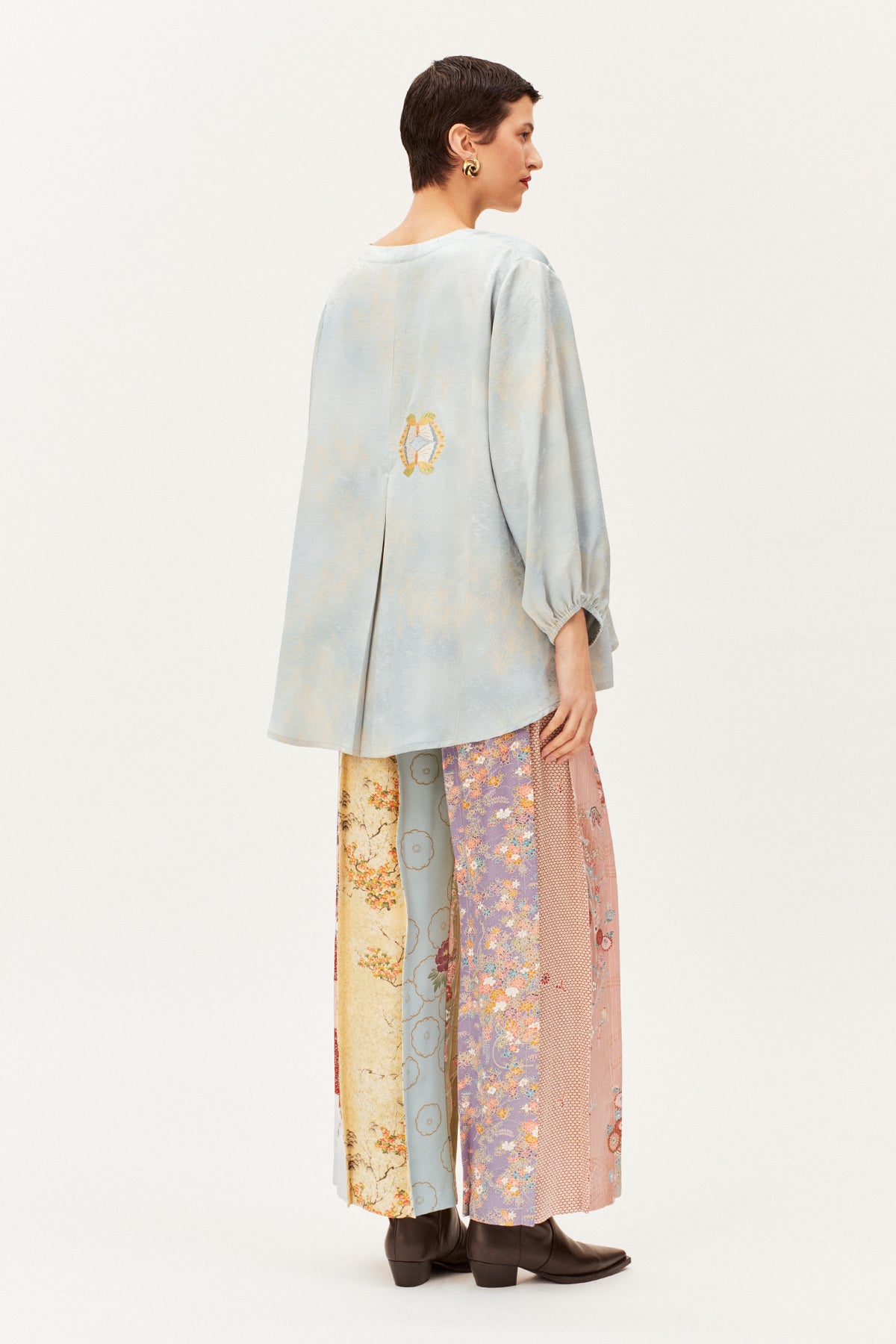 One-of-a-kind Vintage Kimono Wide Blouse