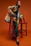 One-of-a-kind Long Skirt With Tucks Embroidery