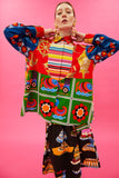 One-of-a-kind Plastron Blouse Cotton