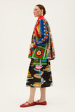 One-of-a-kind Plastron Blouse Cotton