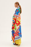 Tropica Fruta Embroidered Wool Scarf