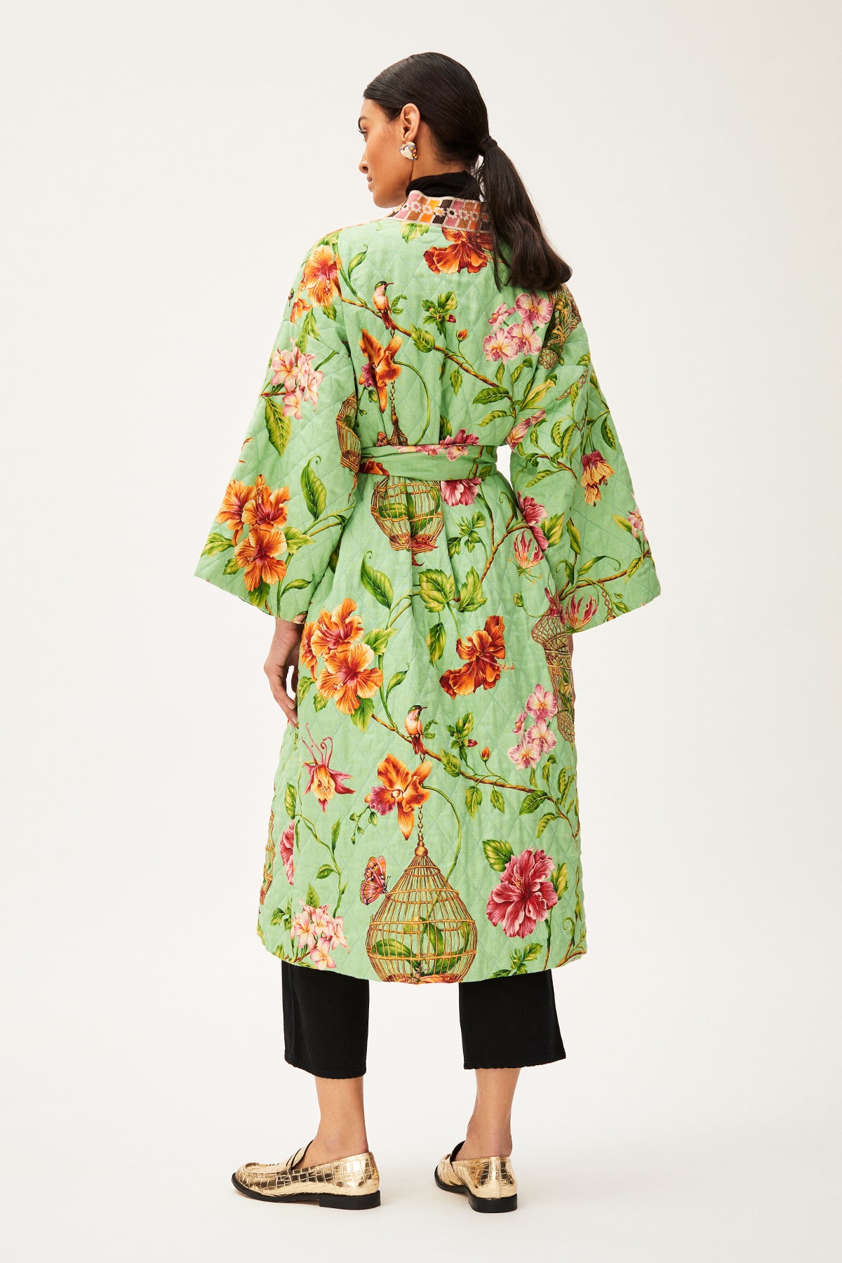 One-of-a-kind Quilted Kimono Coat