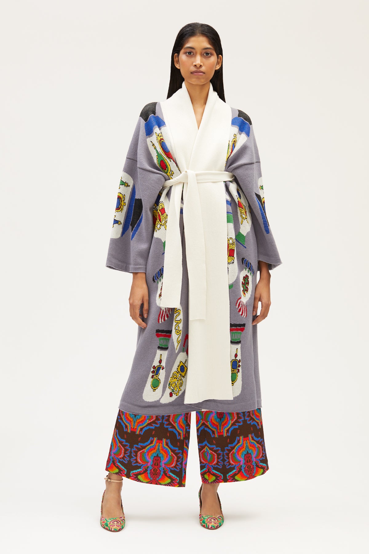 KOSMIMA Knitted Kimono Coat Bendetta – RIANNA + NINA