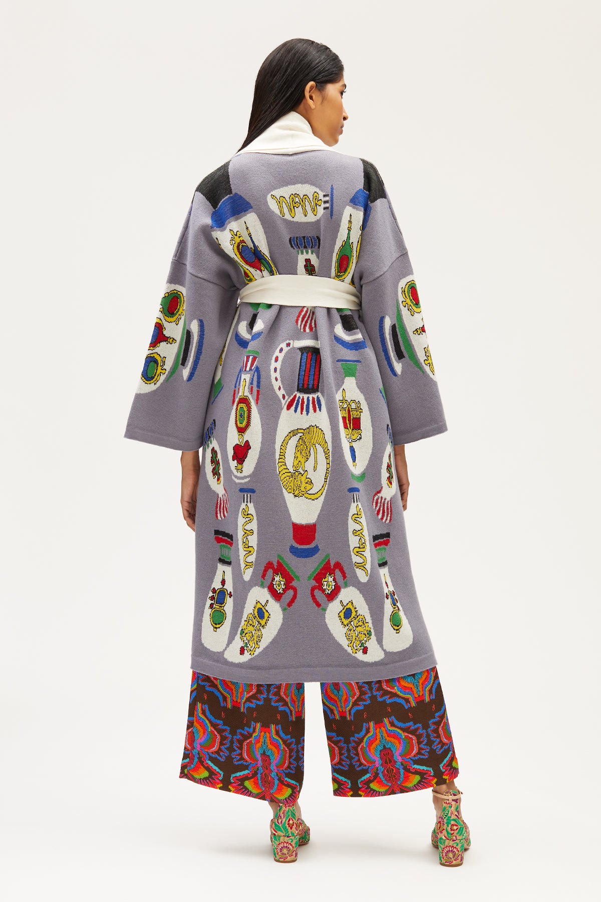 KOSMIMA Knitted Kimono Coat Bendetta