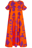 GEOMETRIA Volant Dress Doris