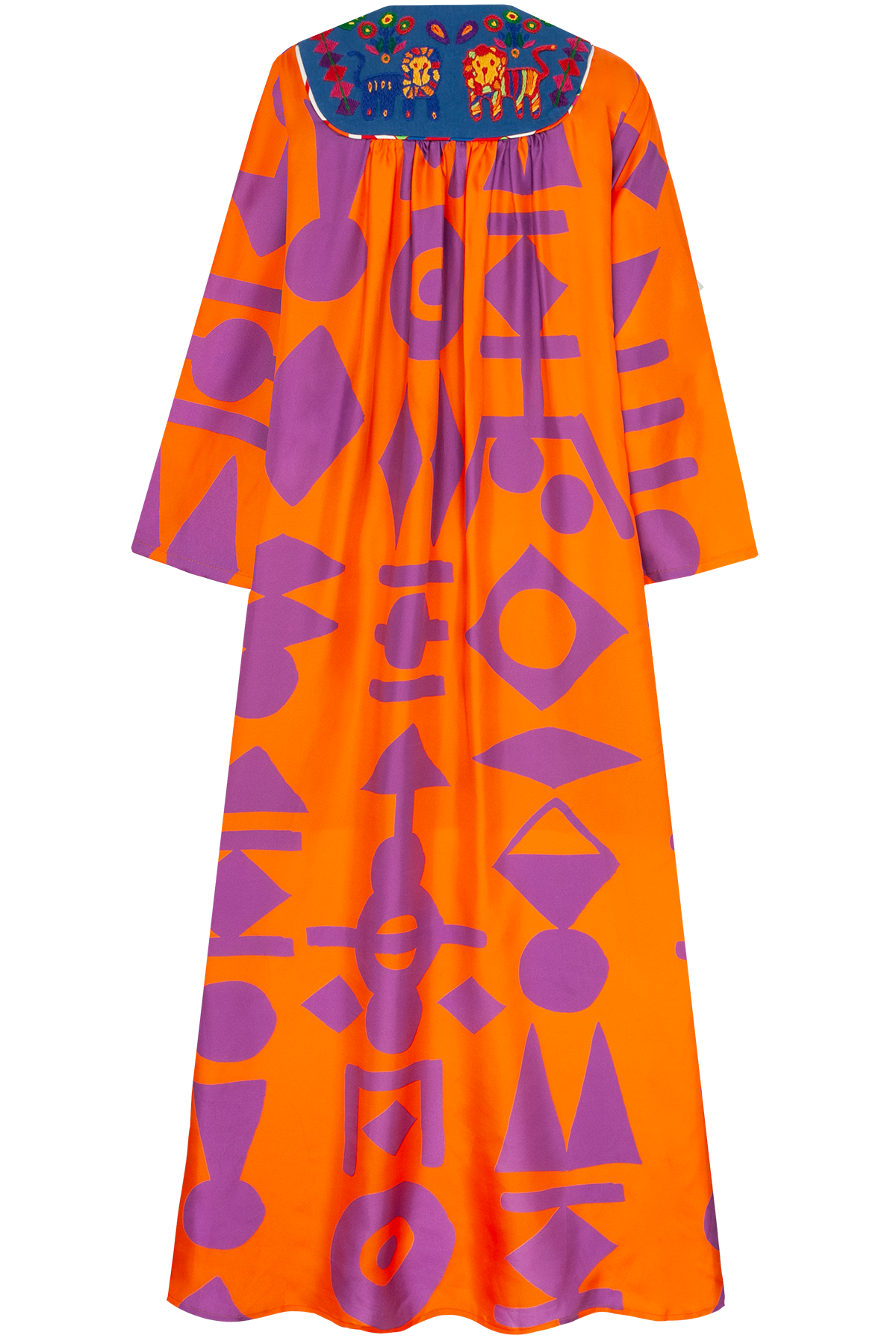 GEOMETRIA Plastron Dress Lauren