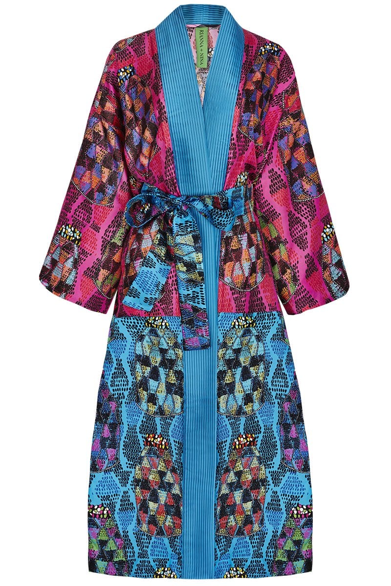 Rianna + Nina Carnaval Evening Kimono Coat worn by Pierre Cadeau