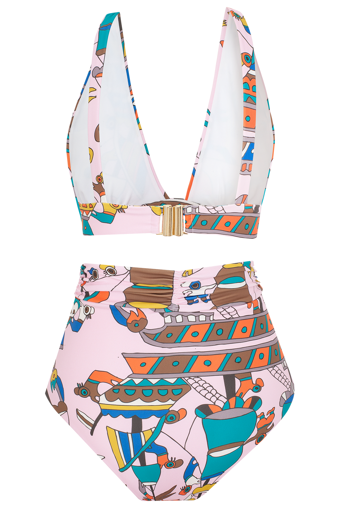 Greek High Rise Bikini Briefs RIANNA NINA