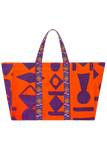 GEOMETRIA Beach Bag Mikado Orange